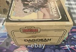 Vintage Star Wars Yoda Dagobah Action Playset with Box 1981 Kenner Incomplete