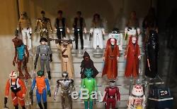 Vintage Star Wars action figures set