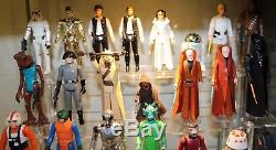 Vintage Star Wars action figures set