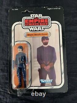 Vintage Star Wars carded bespin security guard figure