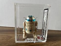 Vintage Star Wars first 12 R2D2 solid dome graded 80% via UKG (not AFA)