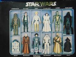 Vintage Star Wars lot. 24 Action figures with accessories and vinyl case