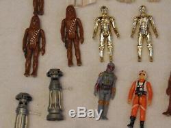 Vintage Star Wars lot of 83 Action Figures with many accessories
