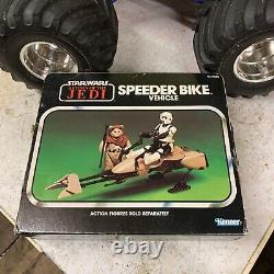 Vintage Star Wars speeder bike vehicle complete boxed With Insert Original