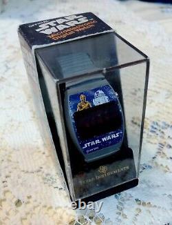 Vintage Texas Instruments 1977 Star Wars Digital Watch, New Batteries Works