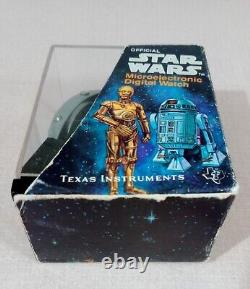 Vintage Texas Instruments 1977 Star Wars Digital Watch, New Batteries Works