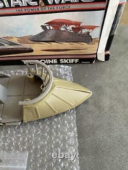 Vintage kenner Star Wars POTF TATOOINE SKIFF. Complete With Box. Excellent! AFA