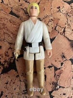 Vintage / original star wars Luke Farmboy Yellow hair