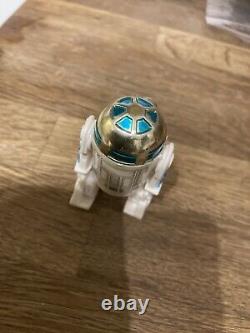 Vintage r2d2 First 12 Solid dome Gold Chrome