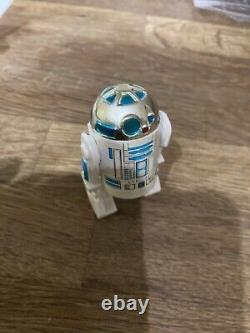 Vintage r2d2 First 12 Solid dome Gold Chrome