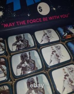 Vintage star Wars 1980 Empire strikes Back 72 Micro Tins Store Shop Display Rare