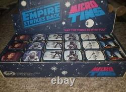 Vintage star Wars 1980 Empire strikes Back 72 Micro Tins Store Shop Display Rare
