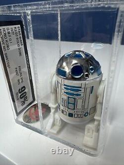 Vintage star Wars R2D2 Solid Dome UKG90 Gold