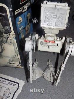 Vintage star wars boxed AT-AT ST Tie Fighter Interceptor Wampa Figures ISP-6