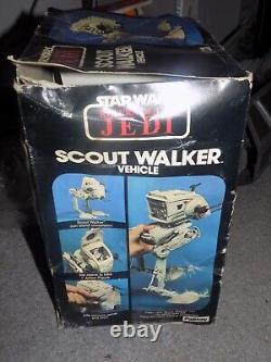 Vintage star wars boxed AT-AT ST Tie Fighter Interceptor Wampa Figures ISP-6