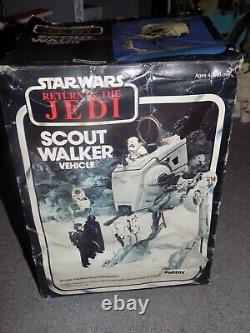 Vintage star wars boxed AT-AT ST Tie Fighter Interceptor Wampa Figures ISP-6