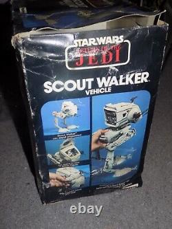 Vintage star wars boxed AT-AT ST Tie Fighter Interceptor Wampa Figures ISP-6