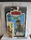 Vintage Star Wars Figure Luke Bespin Graded With Palitoy 30 Back Card Back