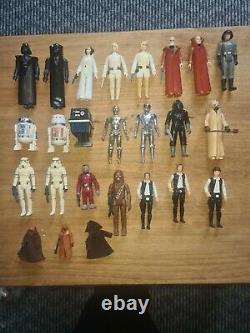 Vintage star wars figures Including Last 17 Job Lot