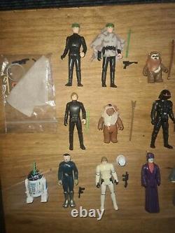 Vintage star wars figures Including Last 17 Job Lot