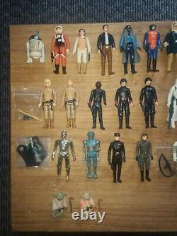 Vintage star wars figures Including Last 17 Job Lot