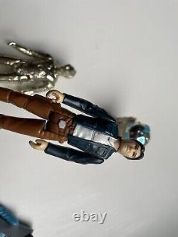 Vintage star wars figures bundle and additional random original accessories