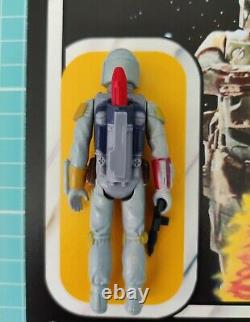 Vintage star wars kenner boba fett hk figure with display case mandalorian jedi