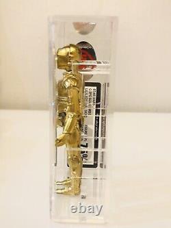 Vintage star wars lili ledy solid limbs c3p0 graded 75% via ukg Dull Gold