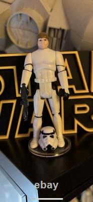 Vintage star wars luke Skywalker stormtrooper With Helmet And Blaster Kenner