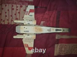 Vintage star wars x-wing 1995 (sounds work) + REPRO BOX