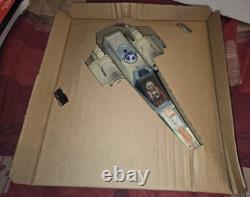 Vintage star wars x-wing 1995 (sounds work) + REPRO BOX