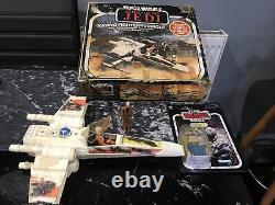 Vintage star wars x wing fighter /skywalker/oby One/yoda