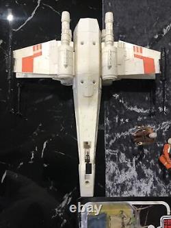 Vintage star wars x wing fighter /skywalker/oby One/yoda