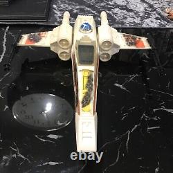 Vintage star wars x wing fighter /skywalker/oby One/yoda