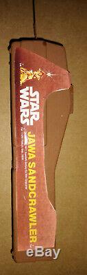 WORKING 1979 Vintage RC Star Wars Kenner Jawa Sandcrawler Complete Box Works