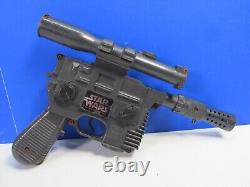 WORKING vintage star wars LASER PISTOL HAN SOLO BLASTER GUN kenner 1978 complete