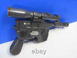 WORKING vintage star wars LASER PISTOL HAN SOLO BLASTER GUN kenner 1978 complete