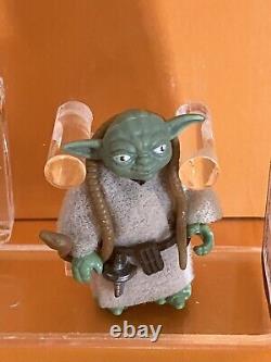 Yoda Luke Skywalker Bespin Vintage Star Wars Figures Ukg 85% Uk Graded Twin Set
