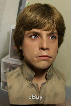 1/1 Lifesize Custom Luke Skywalker Bespin Buste Wars Étoile Vintage En Stock