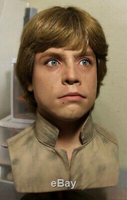 1/1 Lifesize Custom Luke Skywalker Bespin Buste Wars Étoile Vintage En Stock