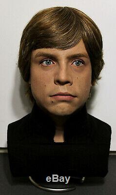 1/1 Lifesize Custom Luke Skywalker Buste Wars Vintage Étoiles Prop Rotj En Stock