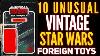 10 Jouets Vintage Star Wars Uniques