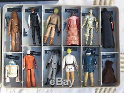 1977-1980 Wars Vintage 24 Étoiles Figurines Armes Cas Originales Complètes