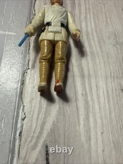 1977 Édition Vintage Star Wars Luke Skywalker Garçon de Ferme Cheveux Blonds Sabre Bleu Rare