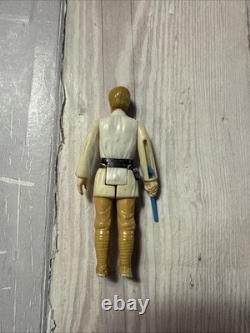 1977 Édition Vintage Star Wars Luke Skywalker Garçon de Ferme Cheveux Blonds Sabre Bleu Rare