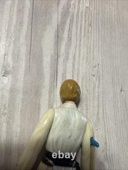 1977 Édition Vintage Star Wars Luke Skywalker Garçon de Ferme Cheveux Blonds Sabre Bleu Rare