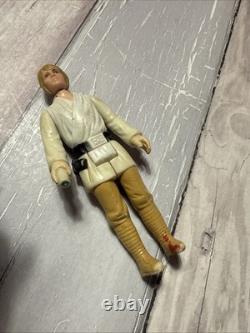 1977 Édition Vintage Star Wars Luke Skywalker Garçon de Ferme Cheveux Blonds Sabre Bleu Rare