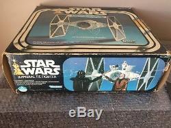 1977 Star Wars Tie Fighter Navire Vintage Kenner Avec Boîte Et Instructions Look