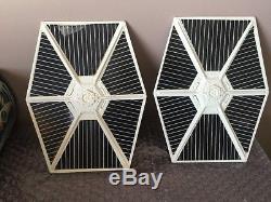 1977 Star Wars Tie Fighter Navire Vintage Kenner Avec Boîte Et Instructions Look