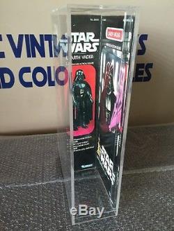 1977 Vintage Kenner Star Wars Darth Vader 15 Cas Acrylique Scellé Par Usine Misb